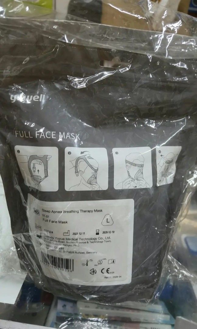 Full face mask(for bipap) (Category: Medical Supplies & Tools) located in Manila. Submitted by winie8van99579 (Listing ID 1471187576, Image 2). Description: onhand. same day delivery. gcash payment accepted or bank transfer.