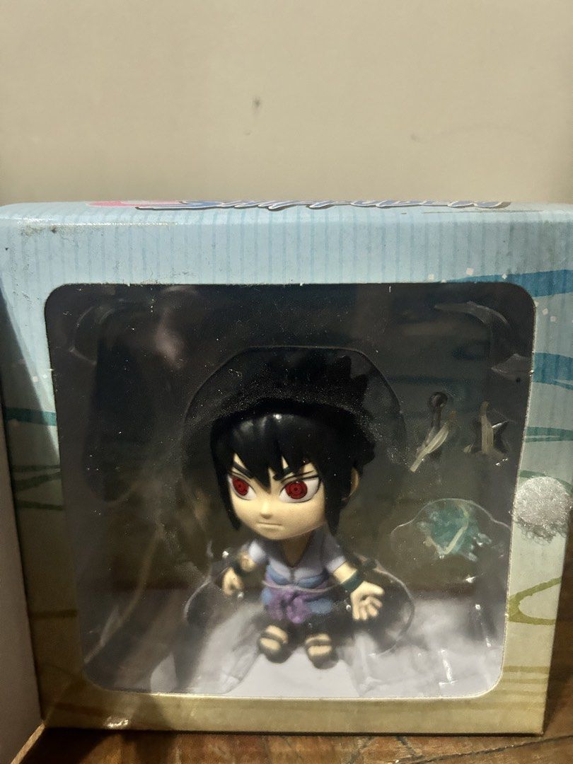 Funko Five Star Naruto Shippuden Sasuke Uchiha Figure (Category: Figurines & Statues) located in Manila. Submitted by dckardz (Listing ID 1471257727, Image 2). Description: - Authentic Funko Five Star Sasuke Uchiha vinyl figure from Naruto Shippuden - Features detailed Sharingan eyes and his signature outfit - Includes cool accessories: shuriken and chidori effect pieces - Comes in a collector-friendly window box with an open-front flap design - 