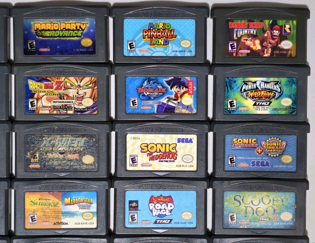 Gameboy Advance Cartridges (Category: Nintendo) located in Santa Rosa. Submitted by j.r.constantino (Listing ID 1471284058, Image 3). Description: 📣 For sale Original GBA Games 📣 🏷️ Super Mario Bros. 3 - ₱1000 🏷️ Mario Kart Super Circuit - ₱800 🏷️ Mario Golf Advance Tour - ₱1,200 🏷️ Mario Advance Party - ₱800 🏷️ Mario Pinball Land - ₱800 🏷️ Donkey Kong Country (relabel) - ₱600 🏷️ Yu-Gi-Oh 7 Trials to Glory - ₱600 🏷️ Shaman King Master o