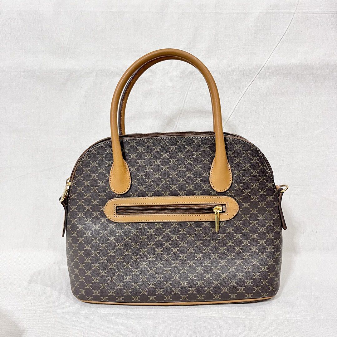 Genie Brown Monogram Polyvinyl Material Handbag (Category: Shoulder Bags) located in Antipolo. Submitted by aristokai (Listing ID 1471180965, Image 2). Description: ✅ NOTE: NO LONG STRAP ✅ Like new and in good condition! .