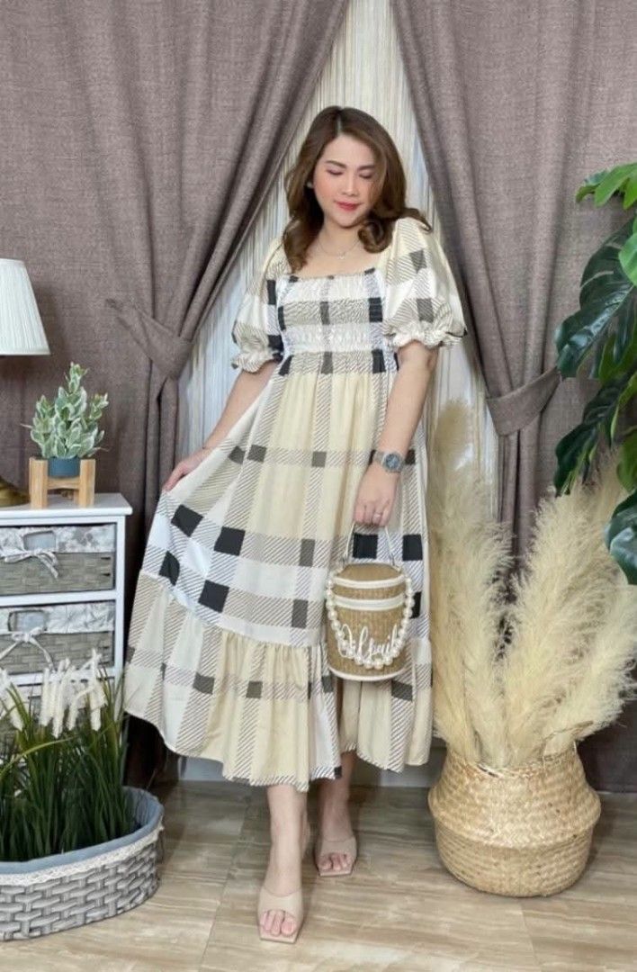 Gingham Smocked Maxi dress (Category: Dresses) located in Marikina City. Submitted by smartshop.ph (Listing ID 1471274474, Image 2). Description: 📦Smartshop Riverbanks Mall Marikina❗ ✅DM for orders for only Php 550.00 each 📍SMARTSHOP Riverbanks Fernlane, front of Cebuana near Savemore 10am to 9pm #bkkclothingph #bkksupplierph #bkktrendsph #bangkokclothingph #bangkoksupplierph #bangkoktrendsph.