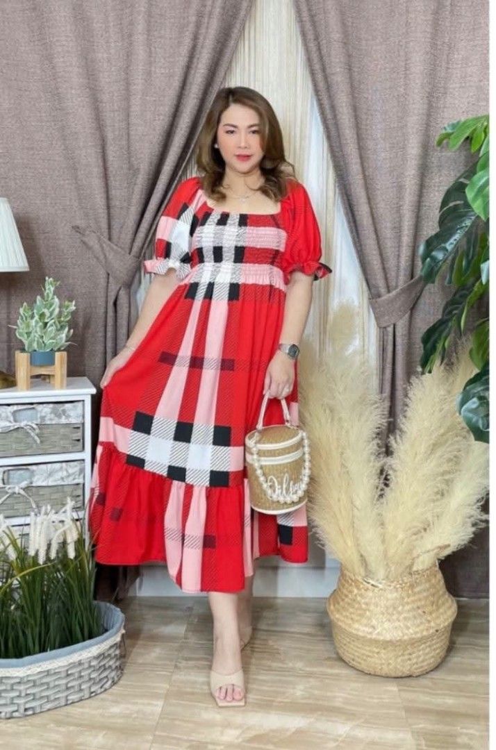 Gingham Smocked Maxi dress (Category: Dresses) located in Marikina City. Submitted by smartshop.ph (Listing ID 1471274474, Image 3). Description: 📦Smartshop Riverbanks Mall Marikina❗ ✅DM for orders for only Php 550.00 each 📍SMARTSHOP Riverbanks Fernlane, front of Cebuana near Savemore 10am to 9pm #bkkclothingph #bkksupplierph #bkktrendsph #bangkokclothingph #bangkoksupplierph #bangkoktrendsph.