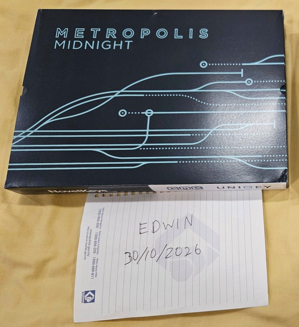 GMK Metropolis Midnight TKL Kit MX Keycaps for Mechanical Keyboard ...