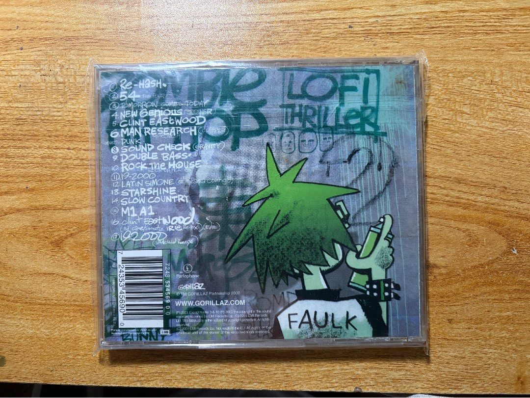 gorillaz self-titled album cd (2001) (Category: CDs & DVDs) located in Marikina City. Submitted by vicwolfie (Listing ID 1471256098, Image 2). Description: 📻 condition: brand new, sealed 📻 bought in thailand 📻 rfs: impulse buy .