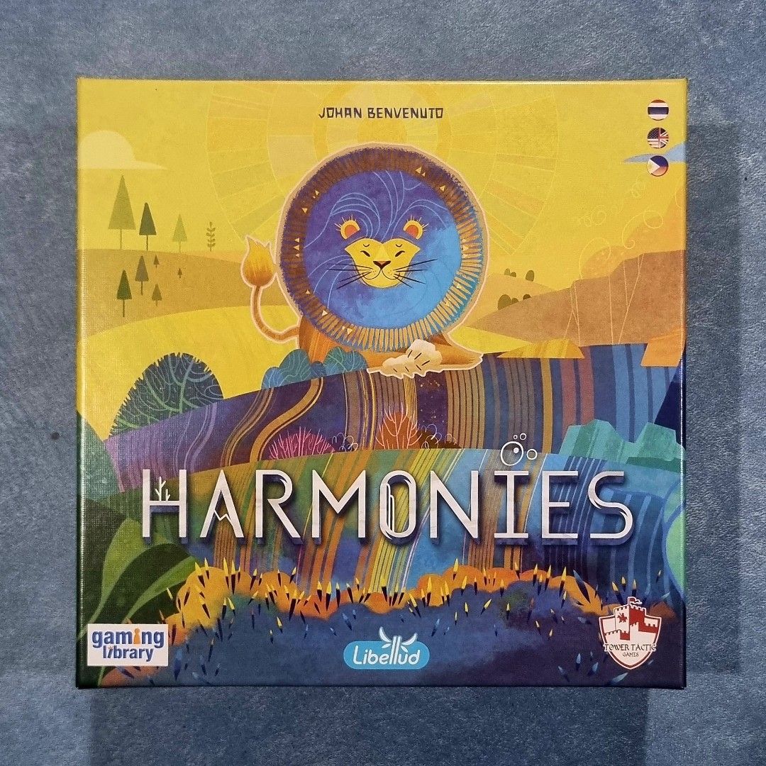 Harmonies - Board Game (Category: Board Games & Puzzles) located in Quezon City. Submitted by bored.gamer (Listing ID 1471216160, Image 1). Description: 🌿🐻 Create a Beautiful World Where Nature Finds Its Balance! 🦋🌳 Harmonies – a beautiful and relaxing strategy game where you build vibrant natural landscapes and create habitats for wildlife. Combine colorful terrain tokens to form patterns, attract animals, and bring your own little ecosystem