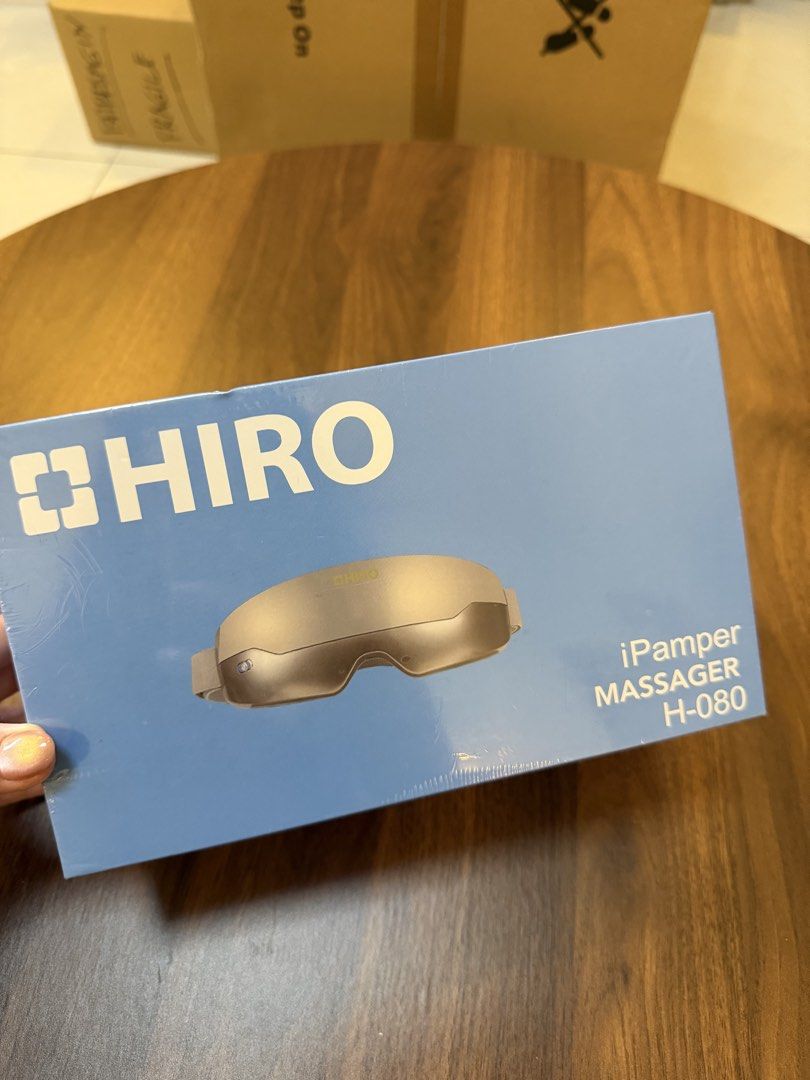 HIRO iPamper Eye Massager H-080 (Category: Massage Devices) located in Cavite. Submitted by trueluxury_boutique (Listing ID 1471157362, Image 1). Description: BRAND NEW & SEALED | HIRO iPamper H-080 Eye Massager | ₱15,000 SRP Selling Price: ₱5,500 (Negotiable) Selling my brand-new, unopened HIRO iPamper Eye Massager H-080. Original packaging is still sealed. Never used! Features: * Relaxing eye-area massage * Heat and vibration functions * Multip
