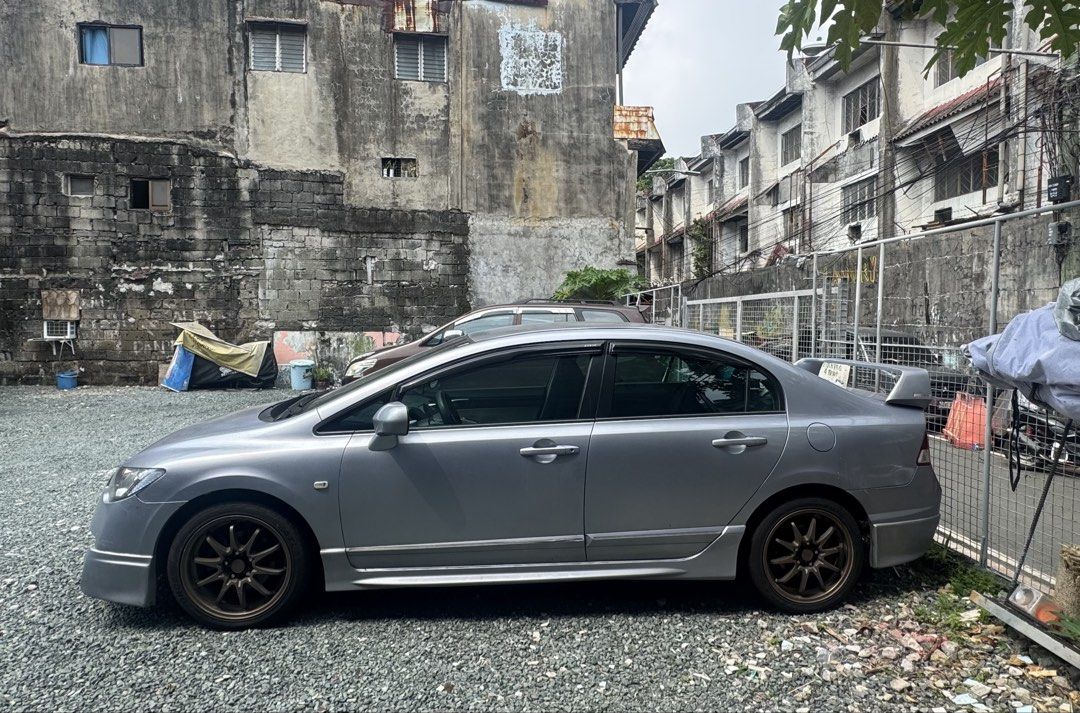 Honda Civic Fd 1.8s AT 2007mdl (Category: Body Parts and Accessories) located in Manila. Submitted by leanpiyan71163 (Listing ID 1471234180, Image 1). Description: Honda FD 1.8s 2007 Bluish Silver R18 engine Newly build transmission Newly upgrade cooling system Mugen 1 Spoiler Modulo Bodykits Brandnew KYB Absorber Front and rear Rota Fighter 17s (Rays Bolts) 10 inch head unit New Disc Brake rear New headlight Orion Headlight High, Low and Park li
