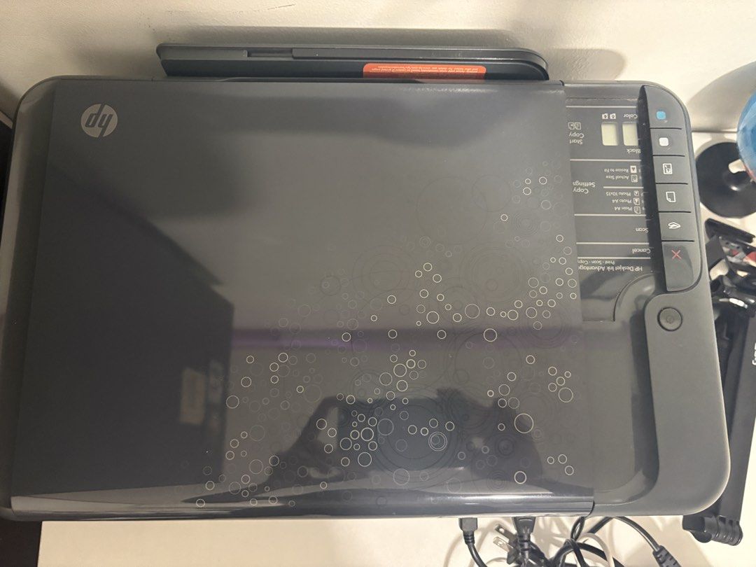 Hp desk printer READ DESCRIPTION (Category: Printers, Scanners & Copiers) located in Manila. Submitted by isha.nav (Listing ID 1471215303, Image 2). Description: Slightly negotiable No issues No scratches No bents No box Complete wires .