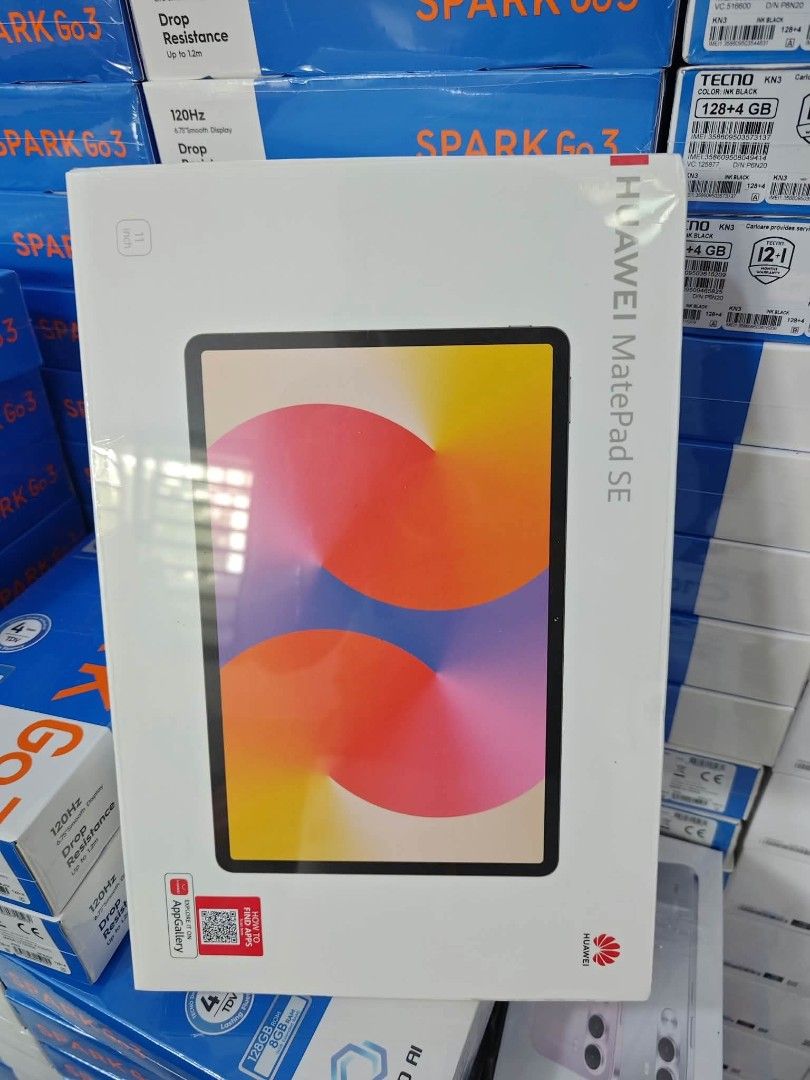 Huawei matepad SE 8/128 GRAY (Category: Android) located in Manila. Submitted by coffee214. (Listing ID 1471254693, Image 1). Description: - Brand: Huawei - Model: MatePad SE 11" (Model: AGS6-W09) - Color: Nebula Gray - Storage: 128GB ROM / 8GB RAM - Condition: Brand new, factory sealed box - Perfect for daily productivity, entertainment, and online learning.