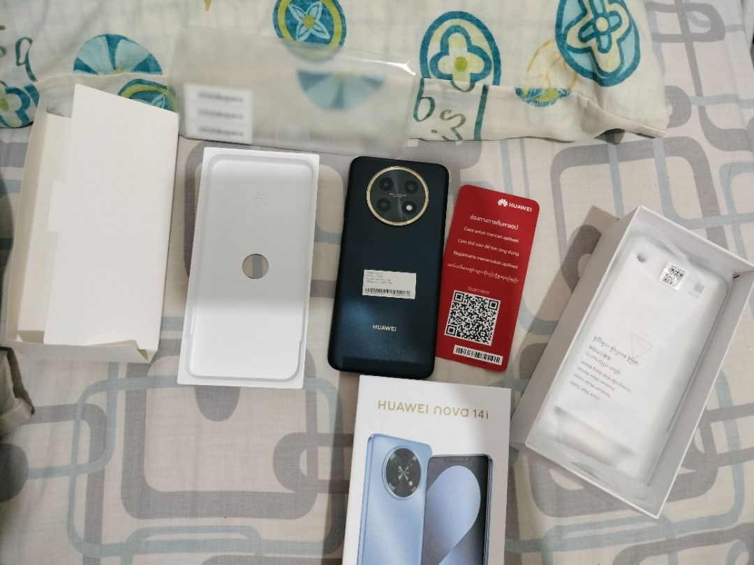Huawei Nova 14i 256GB | Good as New (Category: Other Mobile & Gadget Accessories) located in Caloocan City. Submitted by daddyd_11 (Listing ID 1471185498, Image 2). Description: Model: Huawei nova 14i Storage: 256GB RAM: 8GB + 3GB RAM Turbo Battery: 7,000mAh With original box and available inclusions Condition: Good as new.