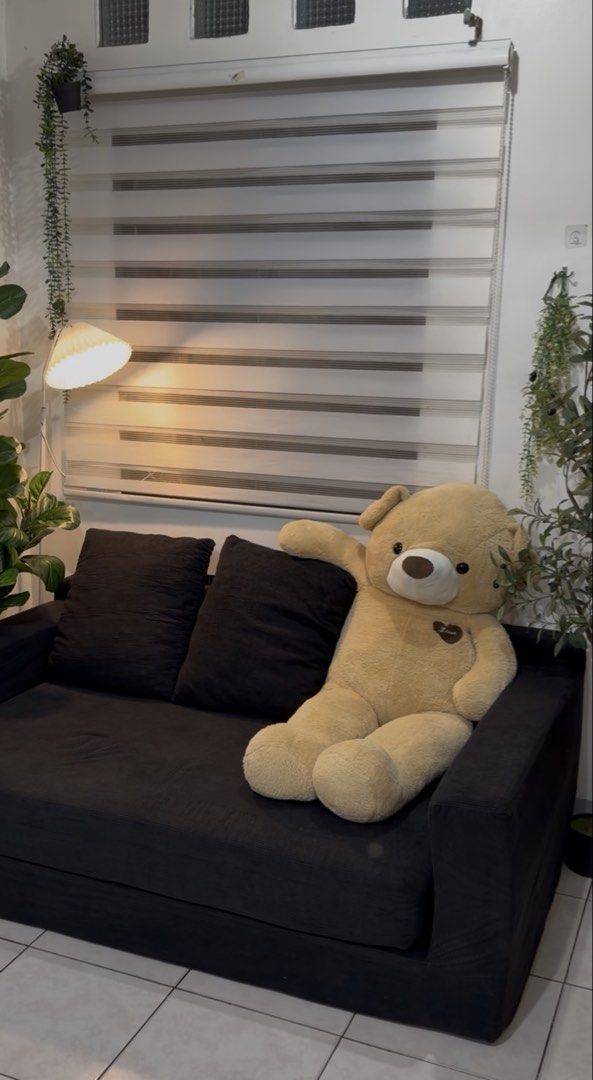 Huge Light Brown Teddy Bear Stuffed Toy (Category: Plushies & Soft Toys) located in Quezon City. Submitted by ysm_shoppe (Listing ID 1471266485, Image 3). Description: - Size: Really big teddy bear, perfect for cuddling or couch display - Material: Super soft plush fur all over - Features: Big friendly eyes, white snout, brown nose, and a cute 'Love' heart patch on the chest - Condition: Clean and well-maintained, ready for a new home - Use: Grea