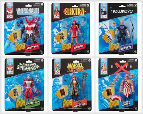 [In hand - Set only] Hasbro Marvel Legends Mini Comic Wave 3: Elektra ...