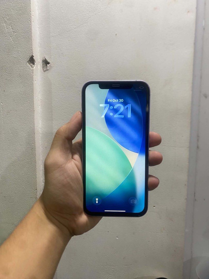 iphone 12 128gb (Category: iPhone 12 Series) located in San Mateo. Submitted by rosefinds.ph (Listing ID 1471285827, Image 2). Description: iphone 12 128gb ₱8,500 100% batt replaced gx oled display working truetone & face id unli reset any sim cases .