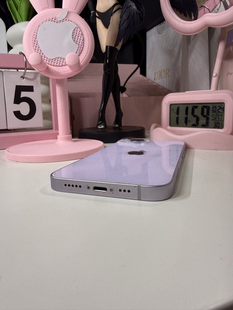 IPHONE 14 256GB (Category: iPhone 14 Series) located in Manila. Submitted by yishaaaalim (Listing ID 1471245003, Image 2). Description: IPHONE 14 256GB PURPLE 💜 ₱17,500 RUSH! -256gb -87% original battery health -smooth performance -allworking -true tone/face id -ll/a variant w sim slot(modified -open line anysim will do -unli check/reset upon meet up -camera genuine inclusions: unit and case 📍marikina open for meet up.