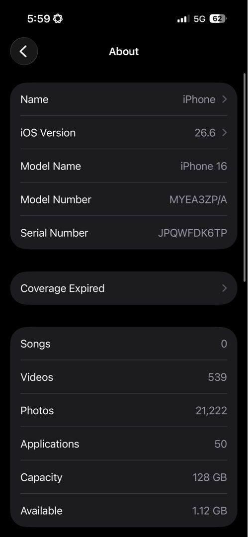 iPhone 16 128gb (Category: Others) located in Manila. Submitted by sophiaalex70506 (Listing ID 1471222539, Image 3). Description: iPhone 16 128gb 36k Negotiable - Battery health 93% 🔋 - Lady owned - No history of repair - Bought from power mac sm east ortigas last October 2025 - Complete box, original cord, case and paper bag - NTC Approved .