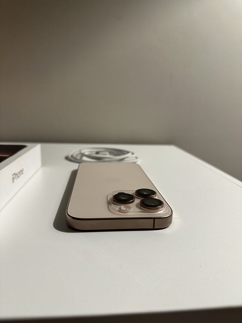 iPhone 16 Pro 128GB (Category: iPhone 16 Series) located in Makati City. Submitted by royalkicks.mnl (Listing ID 1471216587, Image 2). Description: Model: iPhone 16 Pro 128GB Condition: No issues. Good condition. Other Details: 90% Battery Health With Truetone & Face ID No History of Repairs Factory Unlocked Inclusions: Original Box Case Cord.