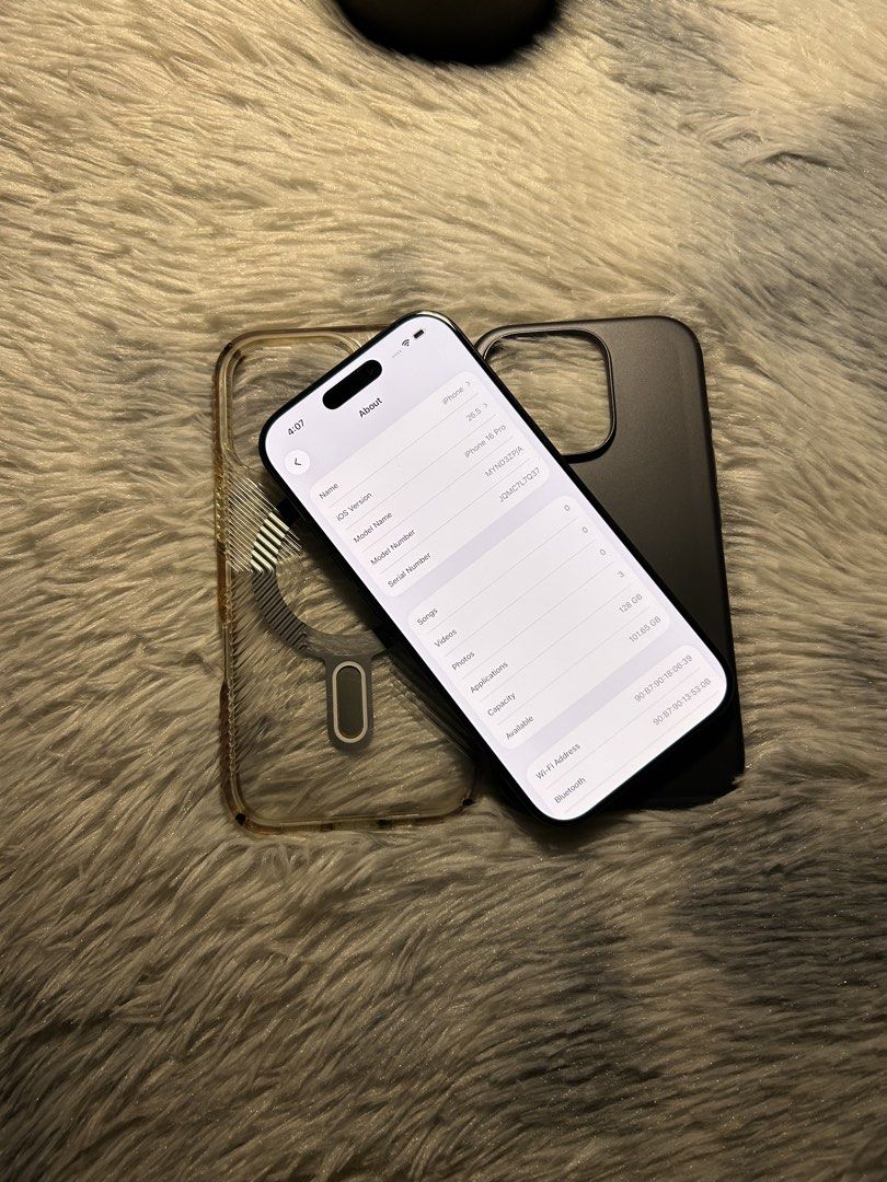 Iphone 16 Pro 128gb Fu (Category: iPhone 16 Series) located in Manila. Submitted by jakebergonio (Listing ID 1471148826, Image 2). Description: Sale/Swap Iphone 16 Pro 128gb Black Titanium Factory unlocked / Local variant 91% Batteryhealth / 787 Cycle count All working / Makinis No history of repair No issue test to sawa upon meetup Comes with Unit, orig cord & case Pasig manggahan loc.