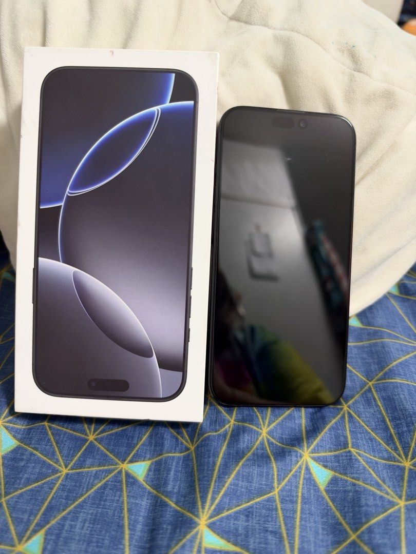 iPhone 16 Pro Max | 89% BH (Category: iPhone 16 Series) located in Makati City. Submitted by monicatism (Listing ID 1471271220, Image 2). Description: - Model: iPhone 16 Pro Max 256GB - Color: Black Titanium - Condition: Pre-loved, excellent physical condition - Battery Health: 89% (678 cycle count) - Inclusions: Complete original box, unused charging cord, and SIM ejector pin - Meetup Locations: Commonwealth Ave / Tandang Sora Ave, Quezon City o