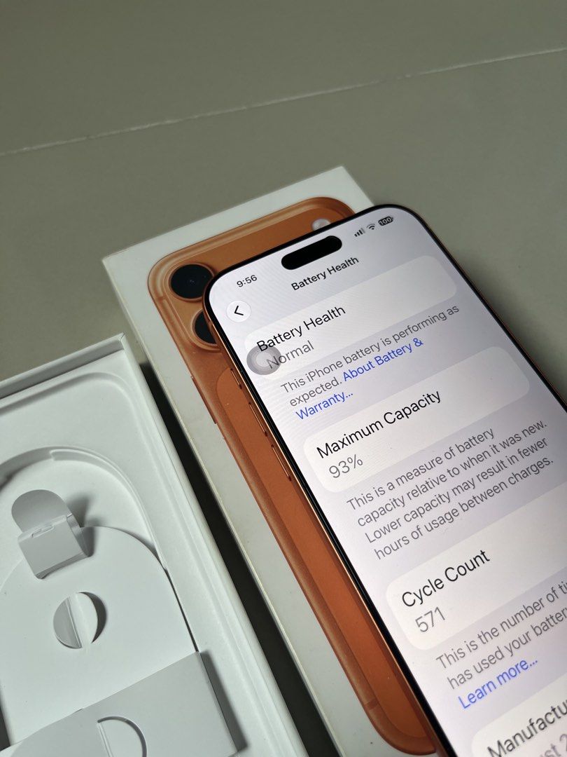 Iphone 17 Pro Max (Category: iPhone 17 Series) located in Manila. Submitted by swiftearth.017082 (Listing ID 1471155278, Image 3). Description: I’ m selling my Iphone 17 Promax 256gb Lady Owned No scratches No dents Nasa pic po yung batt health i nfo No to scanners please.