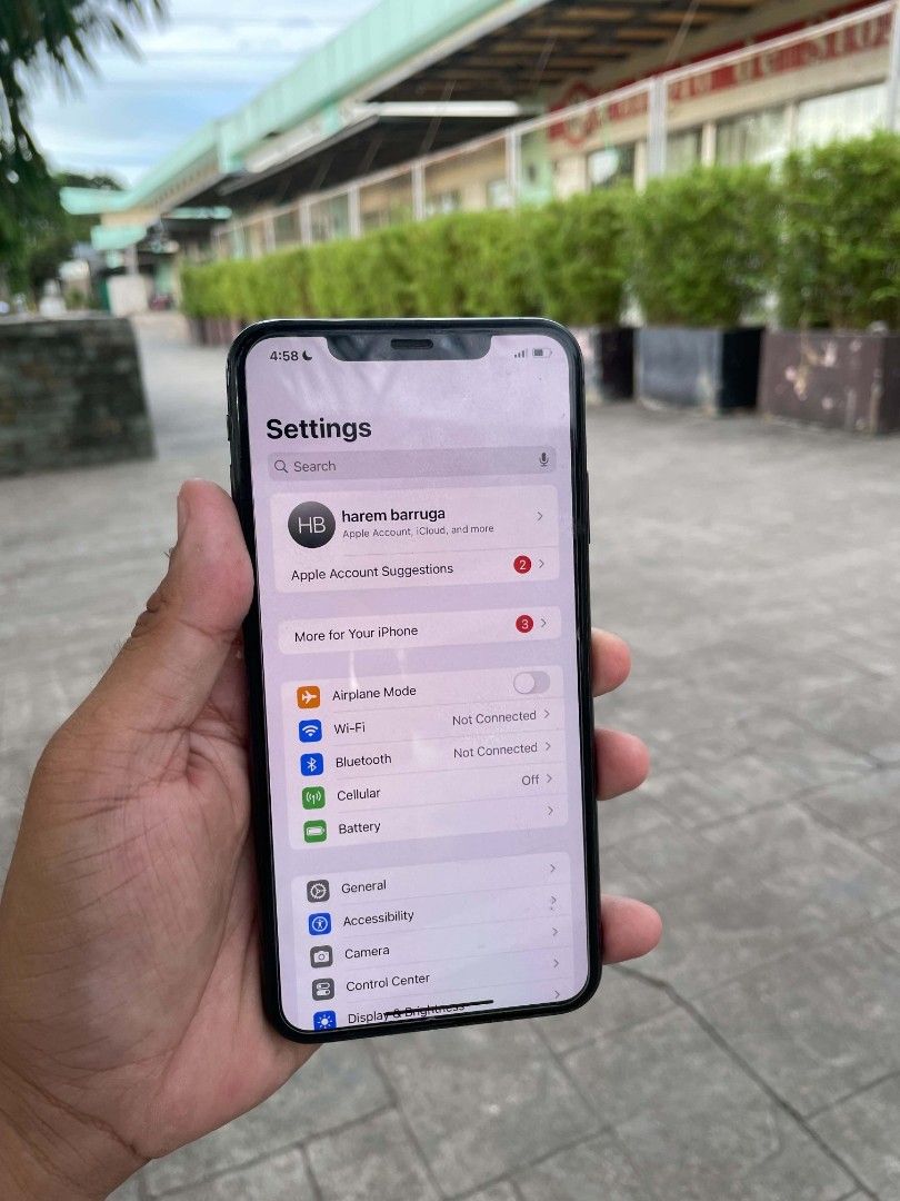 iphone xsmax (Category: iPhone X Series) located in San Jose del Monte. Submitted by ryangadjets_5426a4 (Listing ID 1471226812, Image 3). Description: IPHONE XSMAX BLACK 256GB ALL WORKING NO ISSUE NO HISTORY OF REPAIR FACTORY RESET FACTORY UNLOCK..