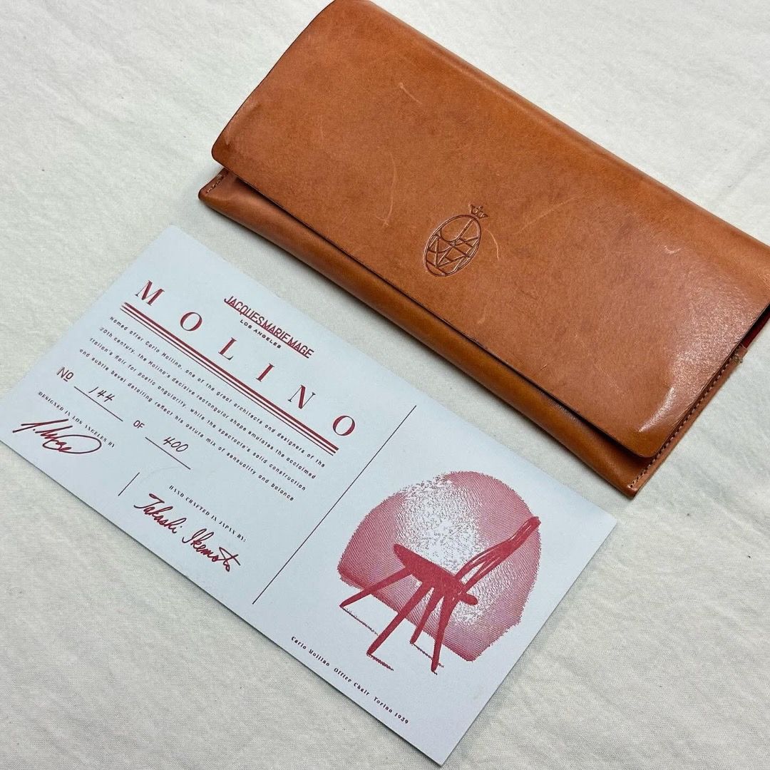 JACQUES MARIE MAGE MOLINO EYEWEAR (Category: Sunglasses & Eyewear) located in San Isidro, Davao del Norte. Submitted by nikkody226_488 (Listing ID 1471207314, Image 3). Description: JACQUES MARIE MAGE MOLINO EYEWEAR Size: 50 x 19 Price: 5,000 Condition is pristine and comes with leather case and authenticity card. Location: Three Groove Subdivision, Dungon, Iloilo Can also be shipped nationwide..