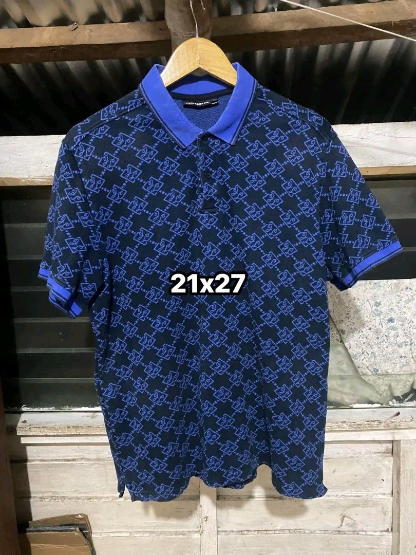 j.lindeberg AOP POLO SHIRT (Category: Luxury Apparel) located in Aurora. Submitted by originthrifting (Listing ID 1471237078, Image 1). Description: Ganda Neto guys pang personal niyo may minimal collarline lang since it on fold Siya di na makikita pag sinoot Yung line sa collar .. slight lang namn solid parin Ng piece na to.