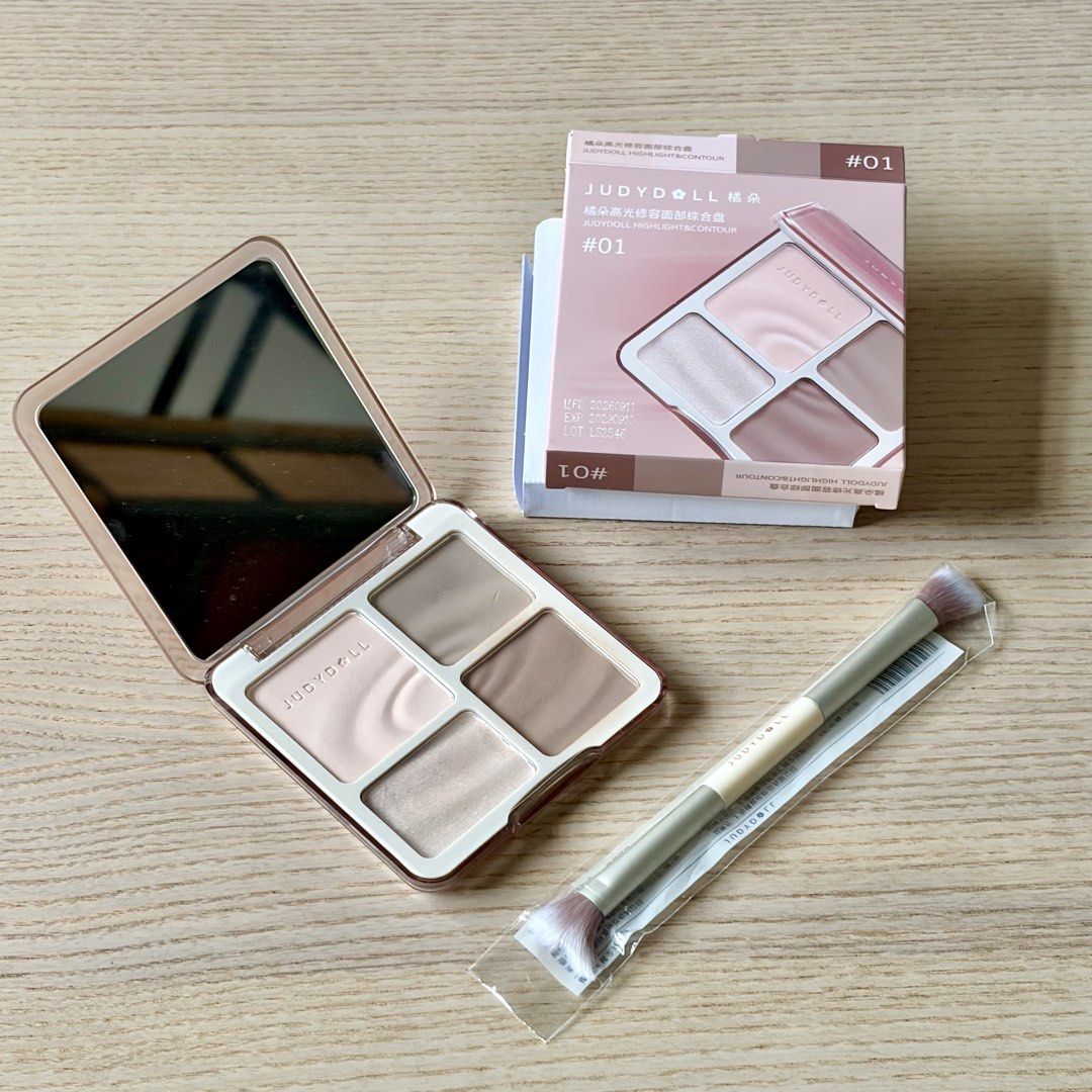 Judydoll 3D Highlight and Contour Palette - Wave Shadow (Category: Makeup) located in Makati City. Submitted by eggcloud (Listing ID 1471195113, Image 2). Description: 👋 pls read all before chat: - negotiable if buying more from my shop - comes with free new/unused Judydoll dual end brush - pls scroll pics for to see condition, what you see is what you get - rfs: used twice, but i like the shades of the other variant more on my skin, this one ne