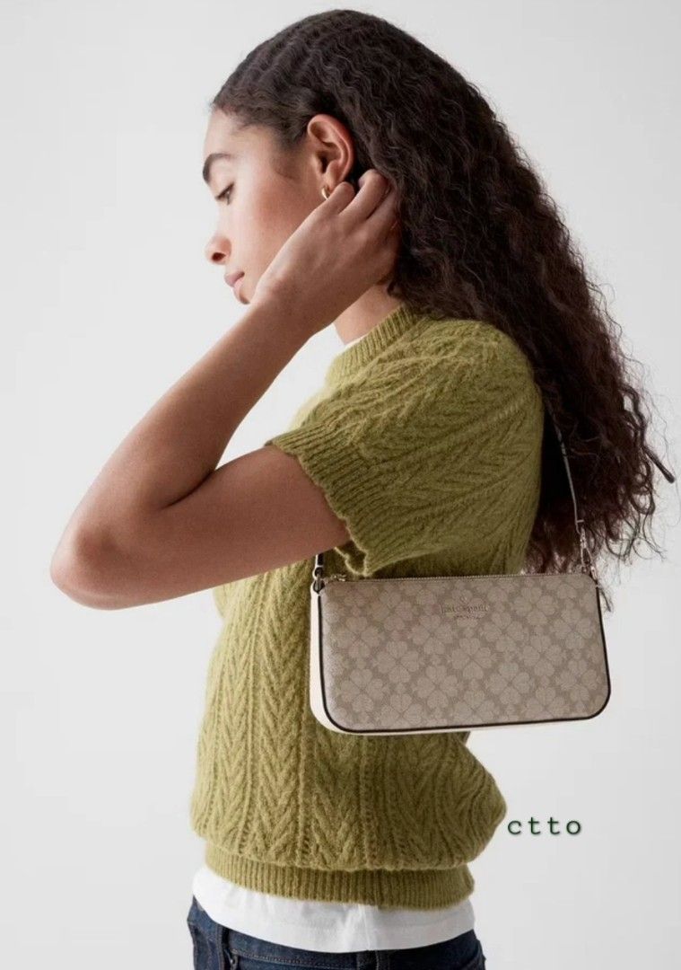 Kate♠️Spade Gemini Mini Bag (KM535)🇺🇲 (Category: Luxury Bags & Wallets) located in Quezon City. Submitted by rmlrluxfinds (Listing ID 1471203877, Image 1). Description: ** brandnew and authentic ** Gemini mini bag, convertible wristlet ** PVC, fabric lining, gold hardware ** measures 8.1"L x 4.1"H x 1.5"W ** convertible shoulder strap with 7.5" drop ** interior 3 credit card slots ** zip closure ** metal logo ON HAND and ready to ship ✅️tag ✅️p