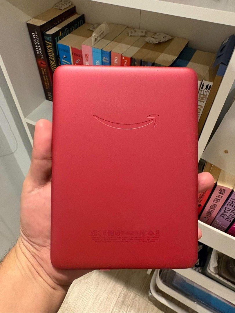 Kindle Paperwhite SE Gen 12 Metallic Raspberry 32GB (Category: E-Readers) located in Manila. Submitted by onyourlane (Listing ID 1471293511, Image 1). Description: Kindle Paperwhite SE Gen 12 Metallic Raspberry 32GB No ADS. Inclusions: Box, case, and unit only. No issues. Used for roughly 8 months lang. Purchased it as a brandnew for 12k from a seller. No to lowballer please..
