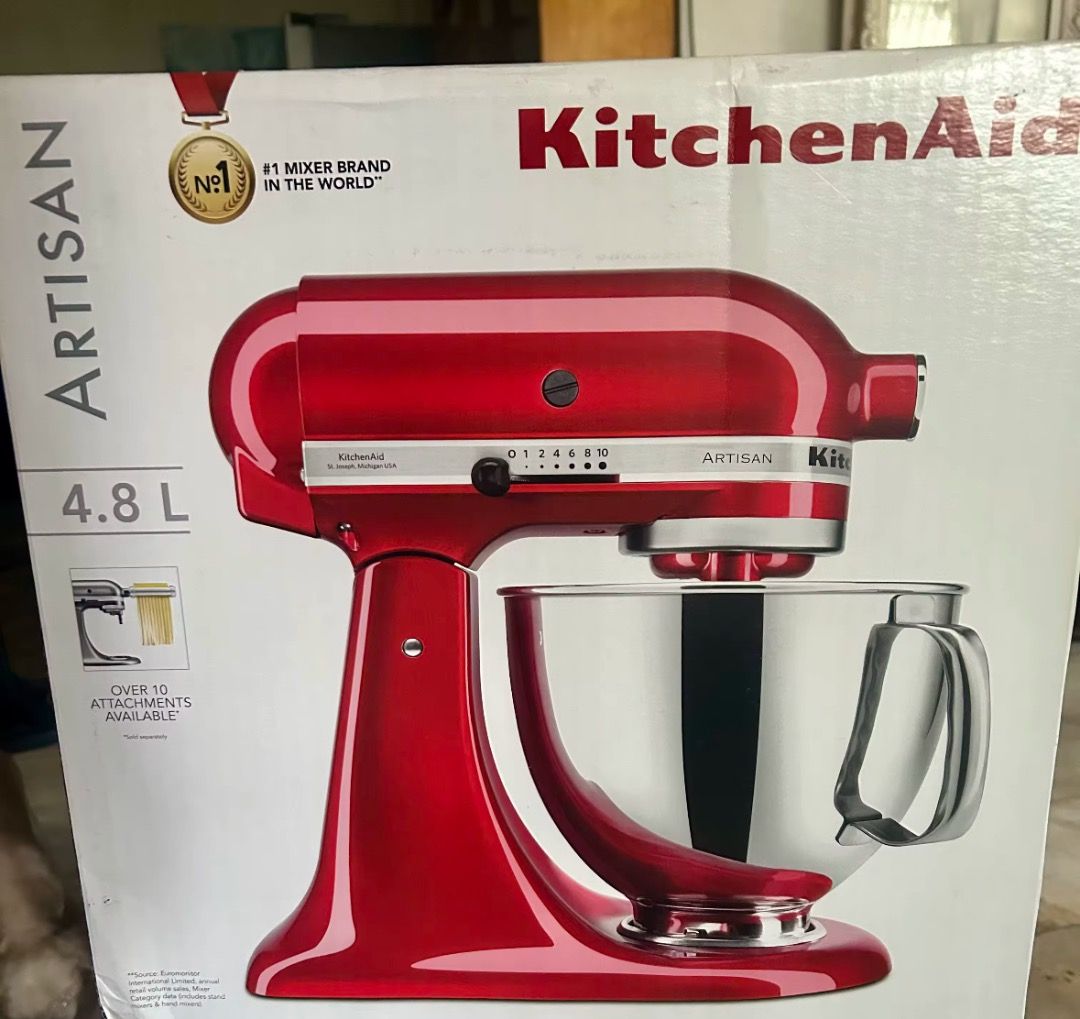 KITCHENAID Head Stand Mixer (Category: Coffee Machines & Makers) located in Caloocan City. Submitted by marybathan567_earth (Listing ID 1471232111, Image 3). Description: KITCHENAID 5-Quart Artisan Tilt-Head Stand Mixer (4.8L/300W.