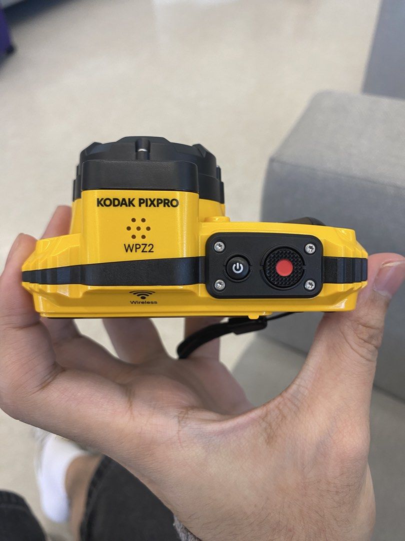 Kodak Pixpro WPZ2 Waterproof Digital Camera Yellow (Category: Cameras) located in Rizal. Submitted by mikki_16 (Listing ID 1471157902, Image 3). Description: SELLING MY KODAK PIXPRO WPZ2 slightly used PM FOR SAMPLE PICTURES 📸 RFS: need funds ;( Kodak Pixpro WPZ2 waterproof digital camera in vibrant yellow. Built tough for underwater shots down to 15 meters or 50 feet. 4X wide optical zoom lens, 27-108mm focal range, f/3.0-6.6 aperture. Wireless 
