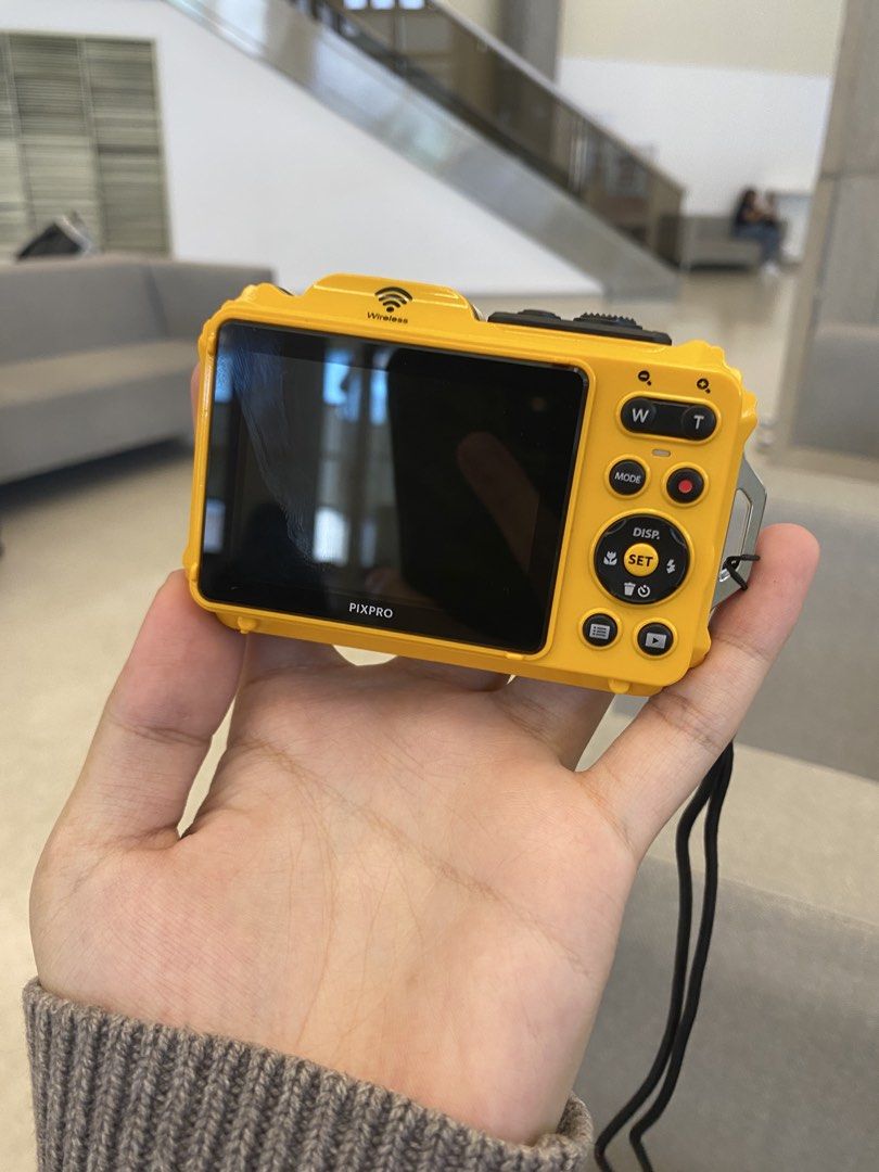 Kodak Pixpro WPZ2 Waterproof Digital Camera Yellow (Category: Cameras) located in Rizal. Submitted by mikki_16 (Listing ID 1471157902, Image 2). Description: SELLING MY KODAK PIXPRO WPZ2 slightly used PM FOR SAMPLE PICTURES 📸 RFS: need funds ;( Kodak Pixpro WPZ2 waterproof digital camera in vibrant yellow. Built tough for underwater shots down to 15 meters or 50 feet. 4X wide optical zoom lens, 27-108mm focal range, f/3.0-6.6 aperture. Wireless 