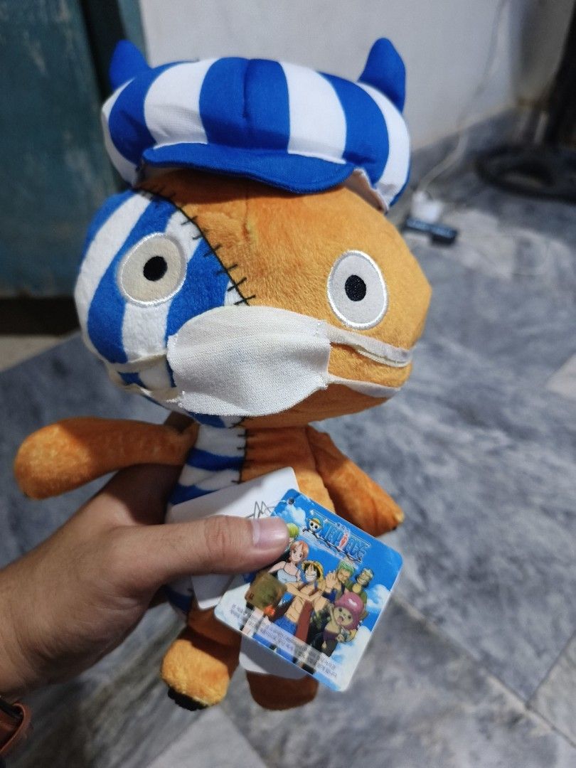 Kumashi Plush Toy with Tag (Category: Plushies & Soft Toys) located in Iligan City. Submitted by sneakymagician (Listing ID 1471150025, Image 1). Description: - Official One Piece Kumashi plushie with tag - Features iconic blue and white striped hat and stitched details - Made with super soft, huggable material - Perfect addition to any anime or One Piece collection - Trusted seller with fast shipping across the Philippines.