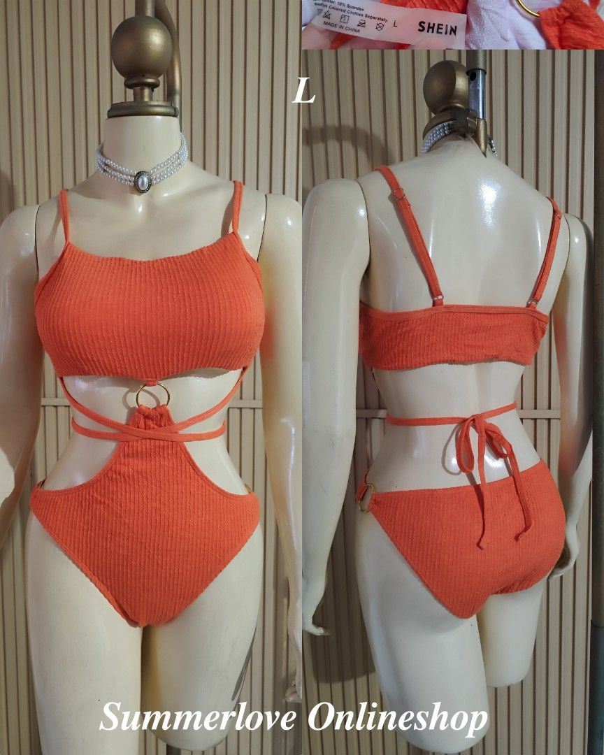 (L) Shein One Piece Swimsuit (Category: Bikinis & Swimsuits) located in Paranaque City. Submitted by tanz2014 (Listing ID 1471209275, Image 1). Description: 🌻Like New🌻 🌼Brand: SHEIN ➡️Padded 🌸Size: Large 💸Mine: P250 🔺All Items are PRELOVED in good condition. 🔺Please do manage your expectations. 🔺WASH before USE‼️ 🔺BUY at your own RISK‼️ ❌NO RETURN, NO EXCHANGE POLICY❌ 🚫BOGUS BUYER/JOY RESERVER will be posted in every groups....