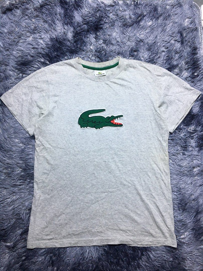 Lacoste big logo tshirt (Category: Activewear) located in Cagayan de Oro. Submitted by rosellersumod-ong (Listing ID 1471240010, Image 1). Description: excellent condition no issue need wash size 3 19/26 cr 9 or better/10.