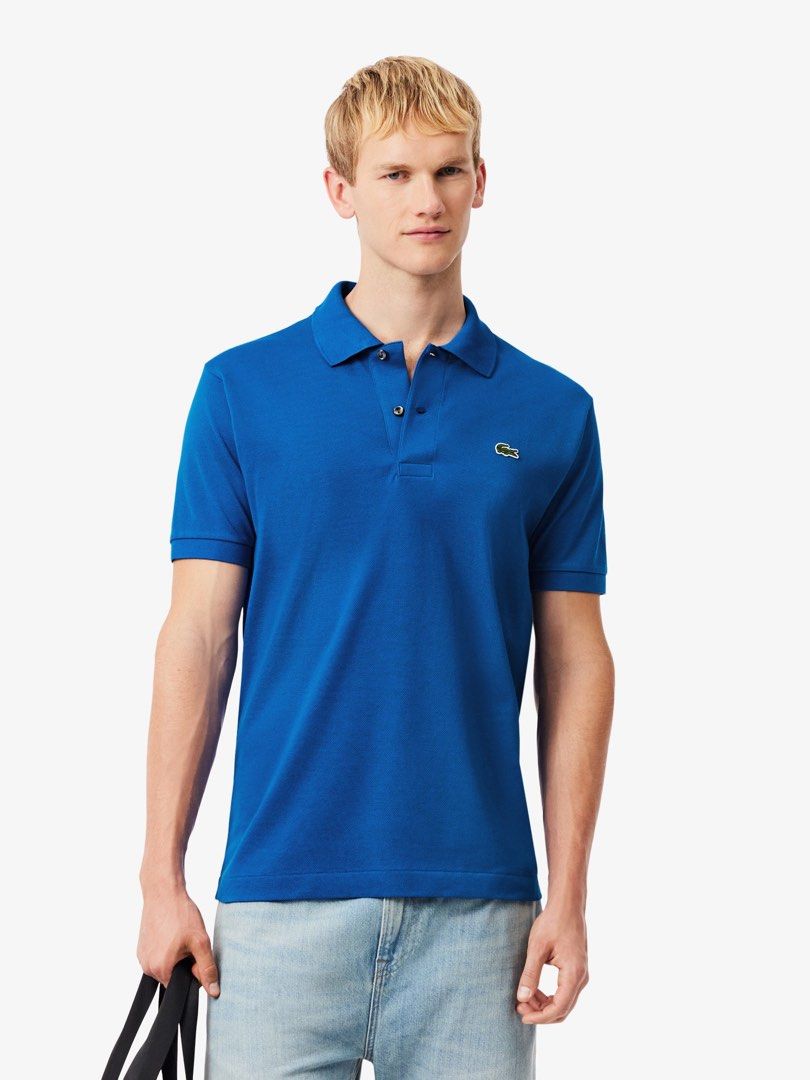 Lacoste Blue Polo Shirt (Category: Tshirts & Polo Shirts ) located in Bacolod City. Submitted by thriftppy_ (Listing ID 1471223198, Image 2). Description: LACOSTE BLUE POLO SHIRT Size: 6 slim-fit Width: 21 Length: 28 Color rate: 9.8/10 Condition: Excellent near new Issue: None 💰1289 DM for sure buyers 📥 Mode of payment:GCASH, BANK TRANSFER Unli vouch and vc for safety transaction. 📌Color may vary due to lighting📸 📦 Shipping via JNT EXPRESS🚚