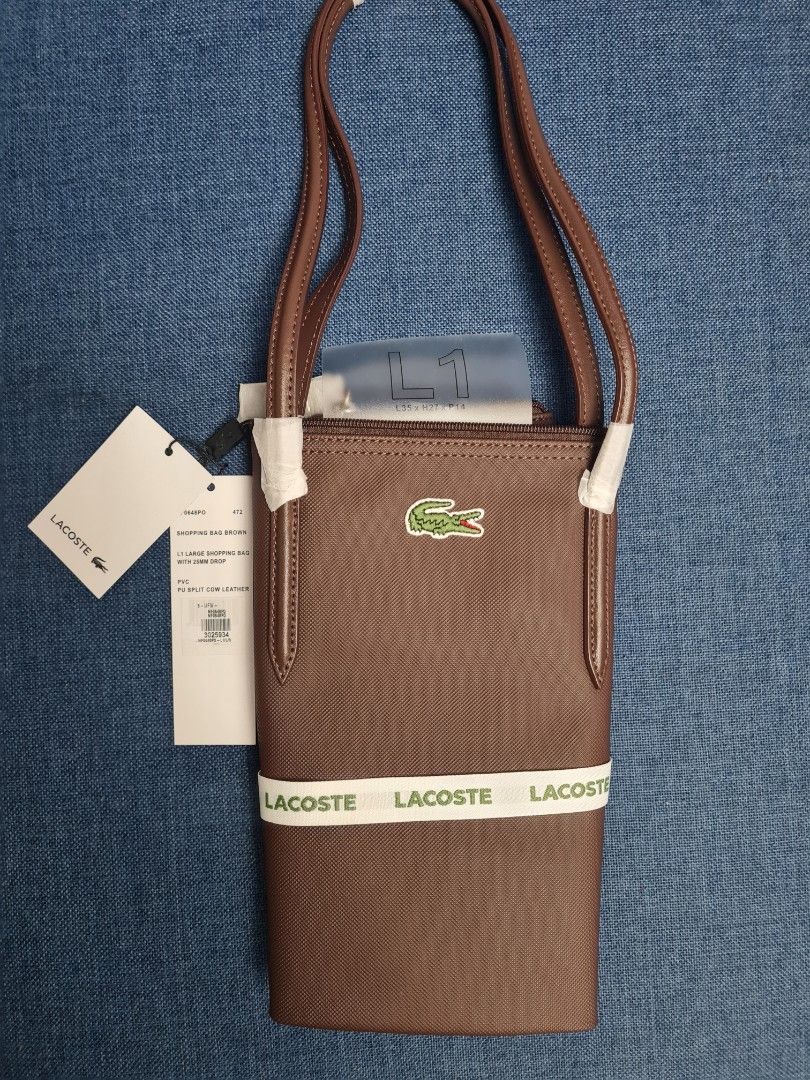 Lacoste tote bag (bundle) (Category: Tote Bags) located in Quezon City. Submitted by luli_18 (Listing ID 1471222897, Image 1). Description: 2 Lacoste tote bags original with gift receipts.