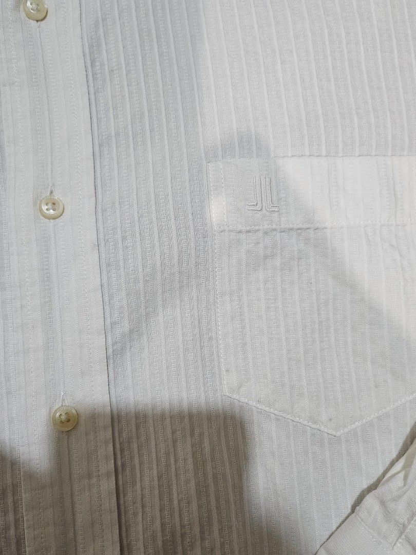 Lanvin Collection Textured Striped Long Sleeve Button-Down Shirt (Category: Formal Shirts) located in Candelaria. Submitted by bentablesetc (Listing ID 1471263797, Image 3). Description: Lanvin Collection Textured Striped Long Sleeve Button-Down Shirt 22 x 28.5 500 + sf MOP: Gcash Courier: J&t Loc: Candelaria Quezon.