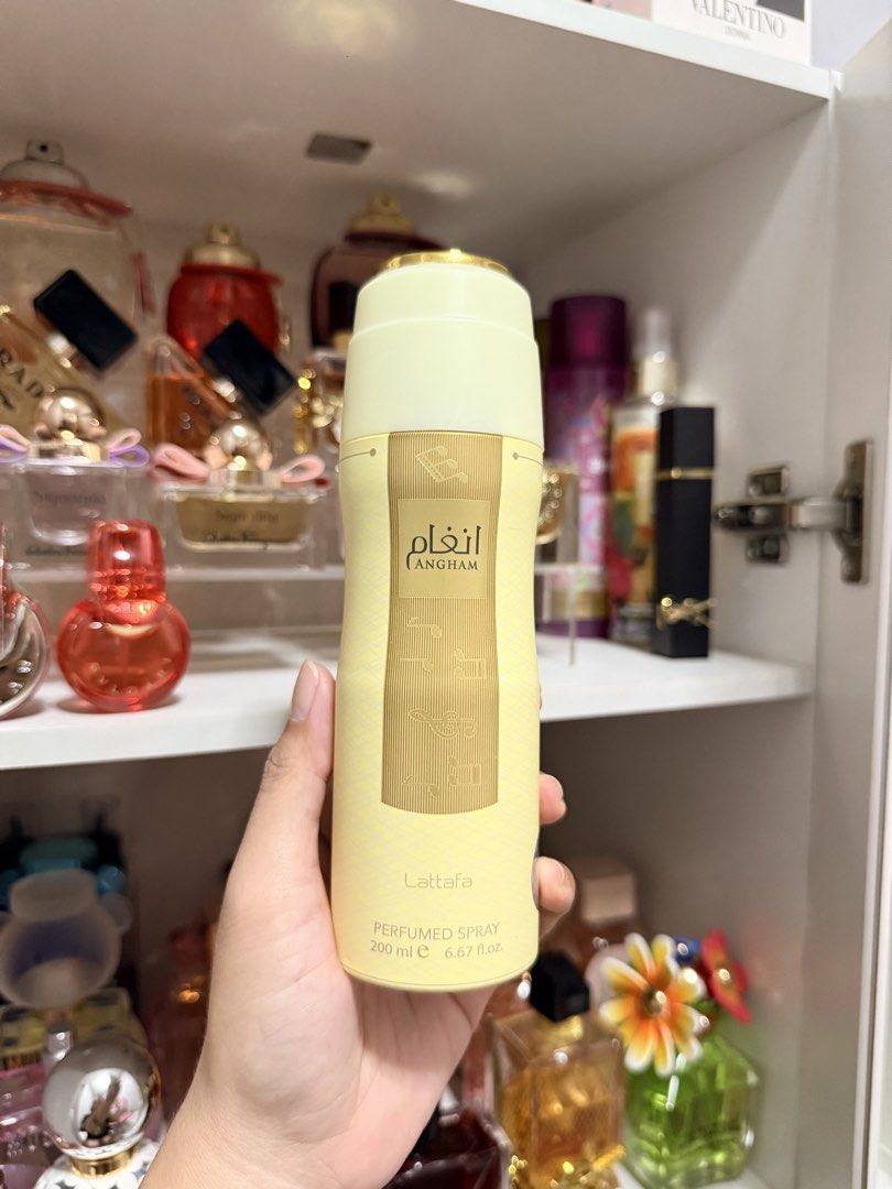 Lattafa Angham 200ml body spray (Category: Fragrance & Deodorants) located in Bacoor. Submitted by jandeeee (Listing ID 1471179954, Image 1). Description: .