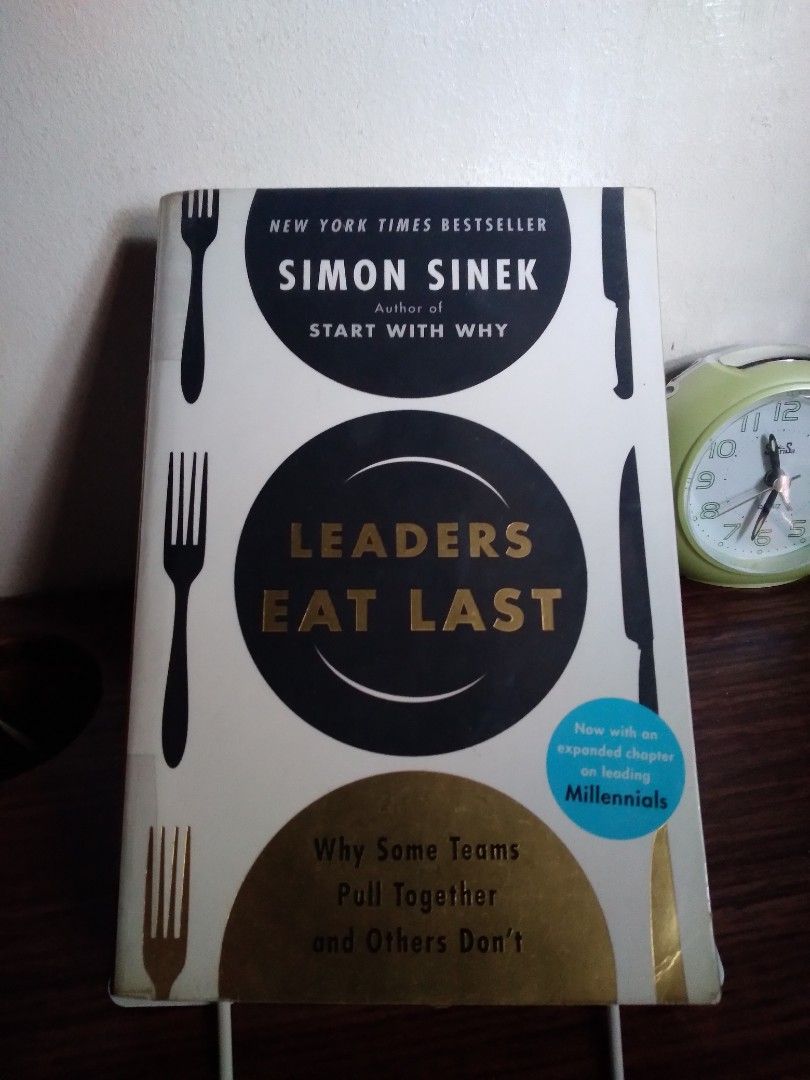 Leaders Eat Last and Stickability Books Bundle (Category: Storybooks) located in Quezon City. Submitted by randombadumdum (Listing ID 1471149315, Image 3). Description: - 2-in-1 Business & Leadership Book Bundle - Includes: 'Leaders Eat Last' by Simon Sinek and 'Stickability' by Greg S. Reid (authorized by the Napoleon Hill Foundation) - Great for personal growth, leadership, effective teamwork, and developing mental persistence - Ships fast with