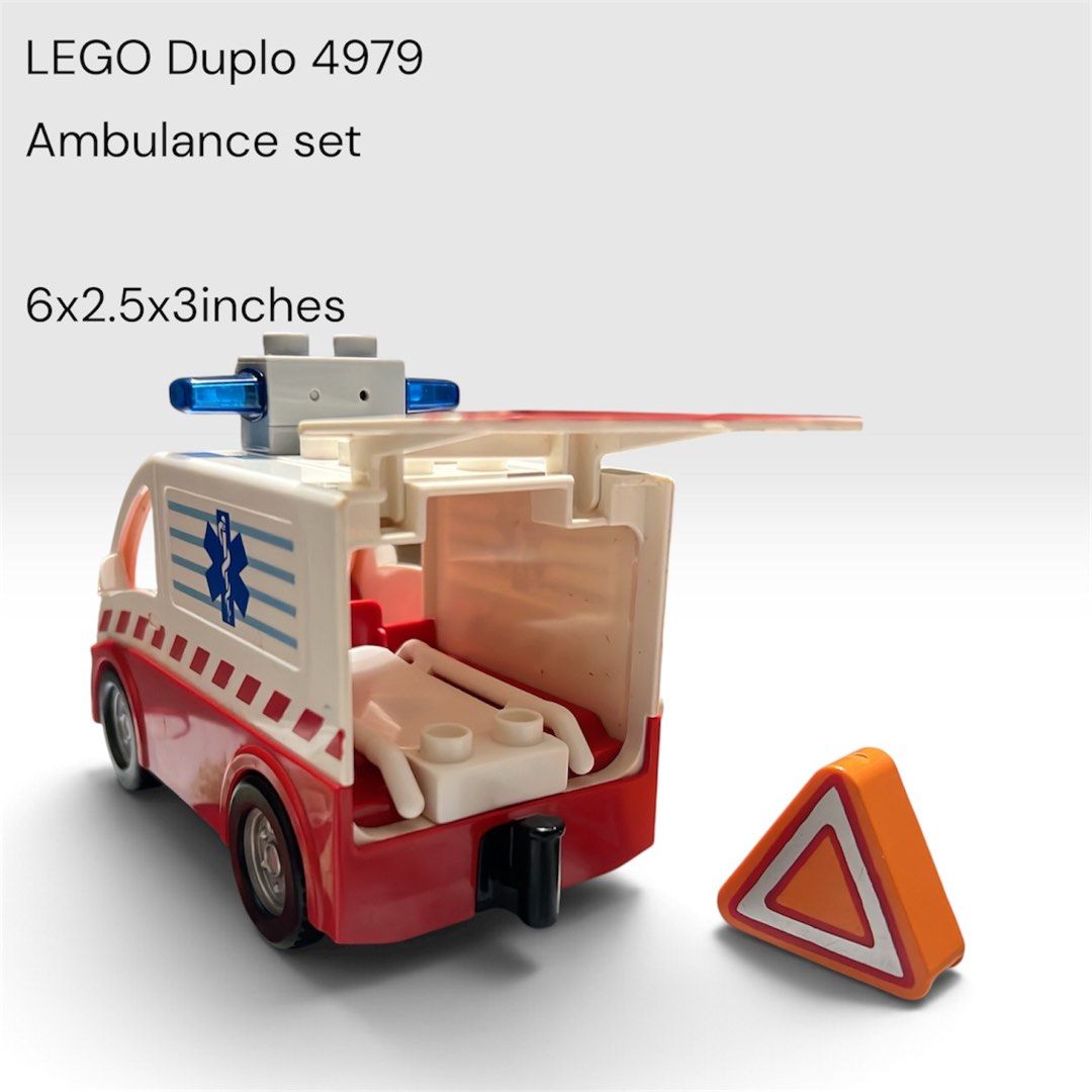 LEGO Duplo 4979 Ambulance set (Category: Lego & Building Sets) located in Zamboanga. Submitted by lcomprendio26013 (Listing ID 1471242438, Image 2). Description: 2 👁PLEASE READ THE DESCRIPTION BEFORE YOU ORDER OR CHAT ME👍 AUTHENTIC Brand: Lego 📢pay today,ship out tomorrow 📢All picture posted are actual item that will you get 📢📢pg hnd aq makarply dto sa carousel paki messge aq sa peysbuk SEARCH LZ FIGURE AND STUFF📢 .