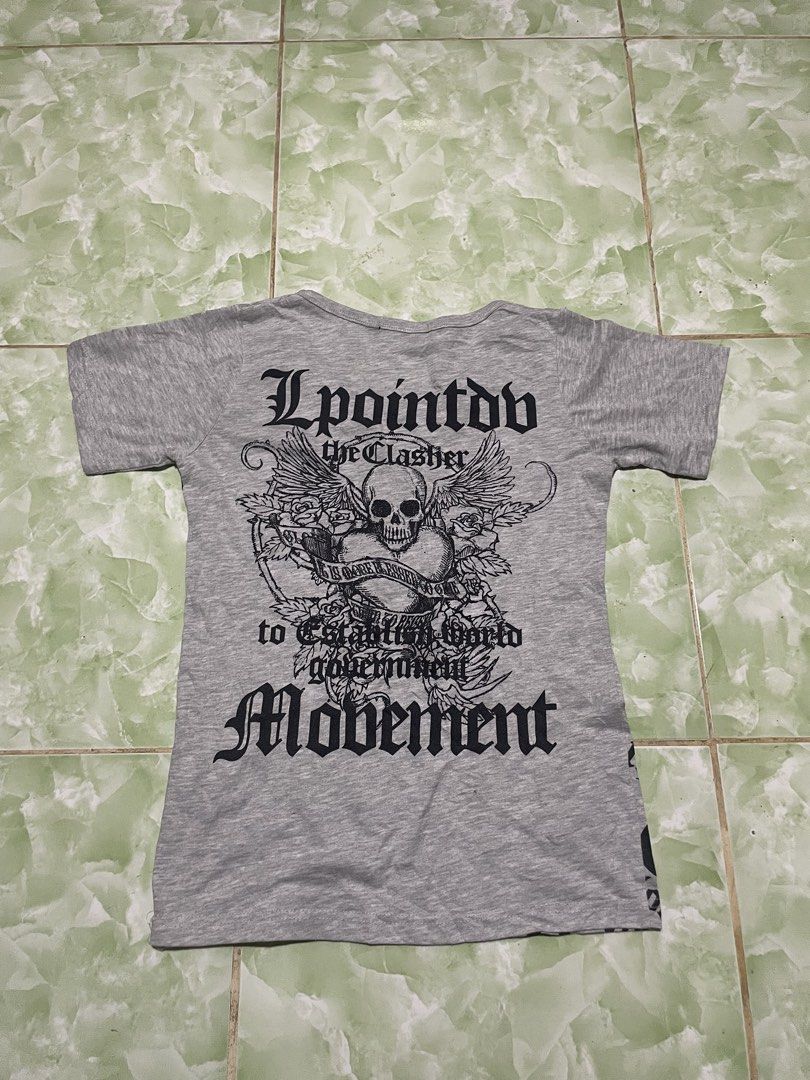 LEPOINT JAPAN GRUNGE SKULL TOP (Category: Blouses) located in Cagayan de Oro. Submitted by patrickjam03829 (Listing ID 1471268321, Image 2). Description: good condition .