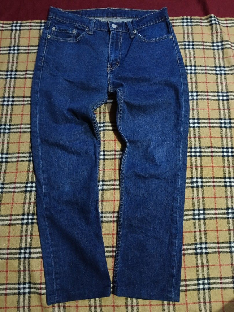 Levi Strauss & Co. Blue Denim Jeans (Category: Jeans) located in General Santos City (Dadiangas). Submitted by freehorse.5f2a61 (Listing ID 1471227154, Image 1). Description: - Brand: Levi Strauss & Co. - Style: 511 Slim Fit - Size: W33 L32 - Color: Dark Blue Wash - Closure: Standard button fly with metal hardware - Details: Signature leather back patch, iconic red tab on pocket, and contrast stitching - Condition: Sturdy, high-quality denim fabr