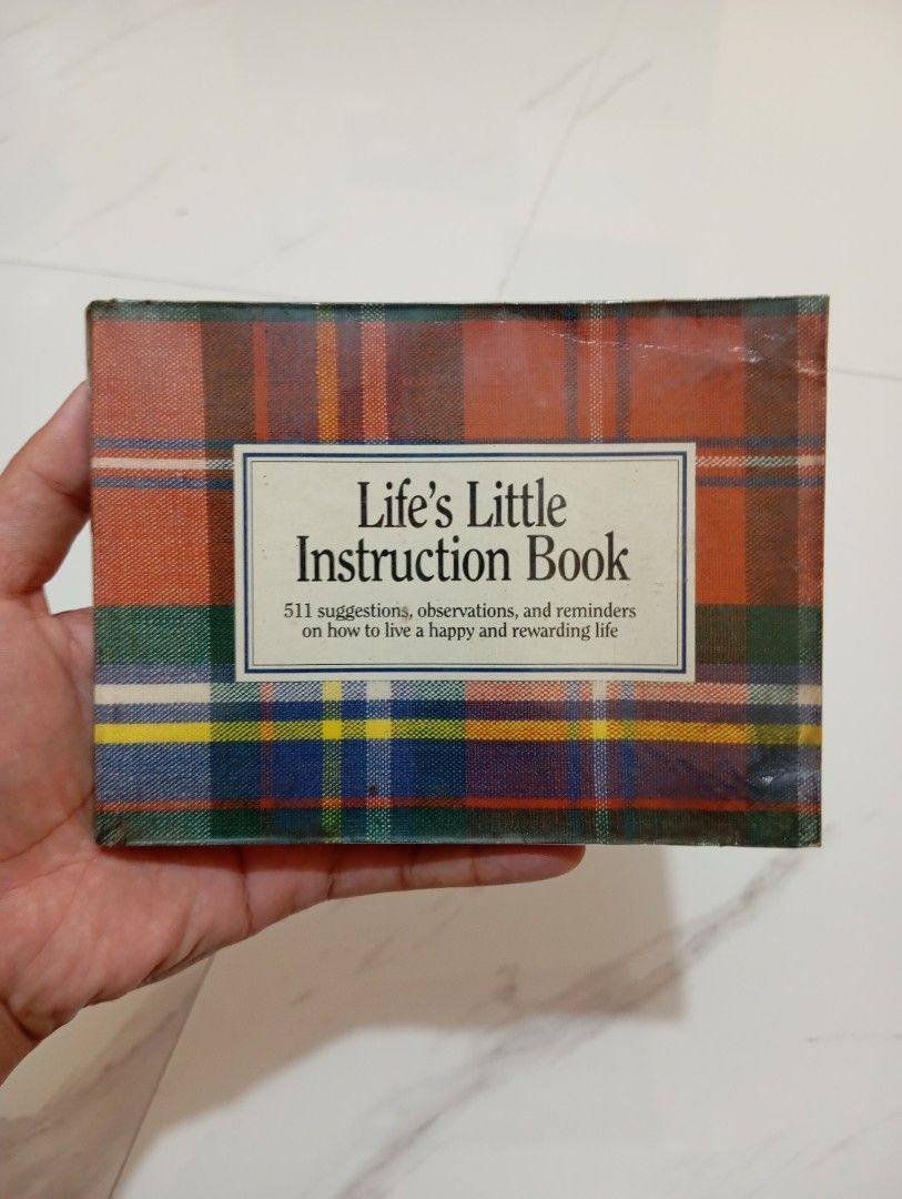 LIFE'S LITTLE INSTRUCTION BOOK (Category: Storybooks) located in Quezon City. Submitted by lorenzo_yu (Listing ID 1471164132, Image 1). Description: .