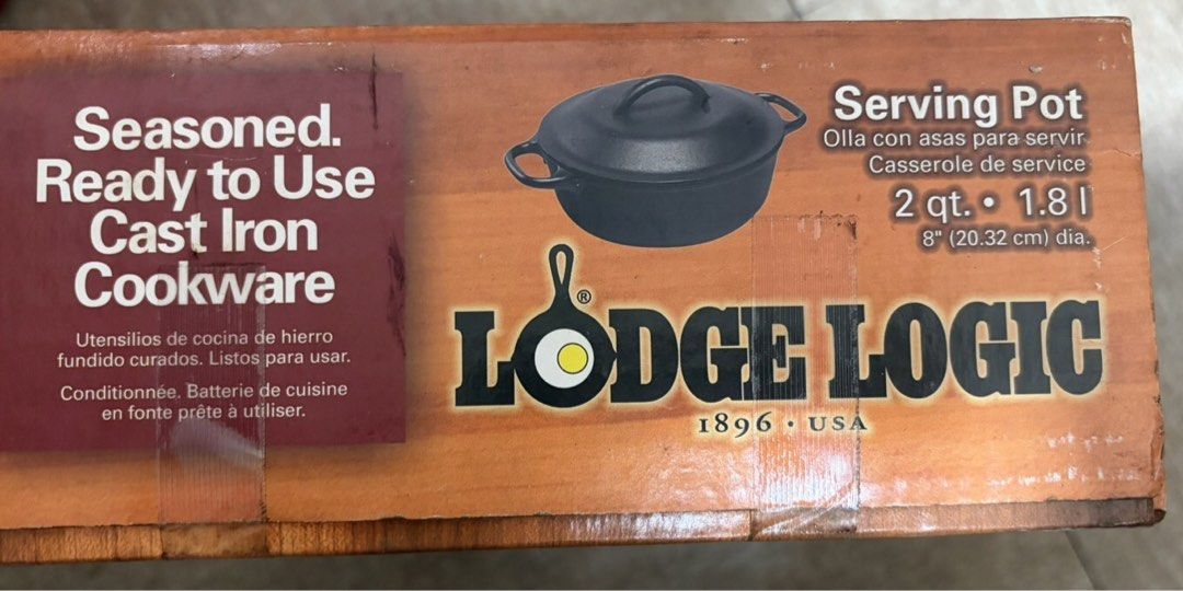 Lodge Serving Pot 2 QT/1.8 L (Category: Cookware & Accessories) located in Quezon City. Submitted by gchua888 (Listing ID 1471176672, Image 3). Description: Selling for ₱2,200 (Original price is around ₱2,550) Location: QC RFS: Decluttering Mode of payment: Gcash or BDO only No meetups. No bogus buyers and joy reservers. No cancellation of confirmed orders. No return, no exchange. .