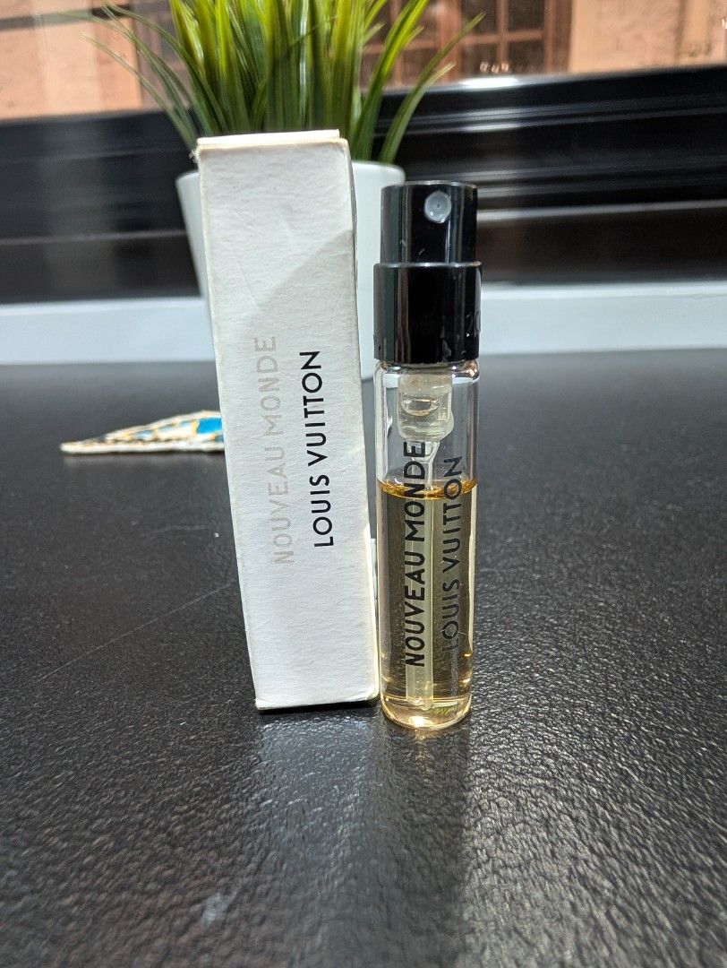 Louis Vuitton Nouveau Monde 2ML Decant (Category: Fragrance & Deodorants) located in Santa Maria. Submitted by mjgaragesale (Listing ID 1471247563, Image 3). Description: Louis Vuitton Nouveau Monde 2ML Decant ◉ 1.5/2ml Remaining decant ◉ 100% Legit / Original Can also do meet up around Bulacan on weekdays and San Juan on weekends..