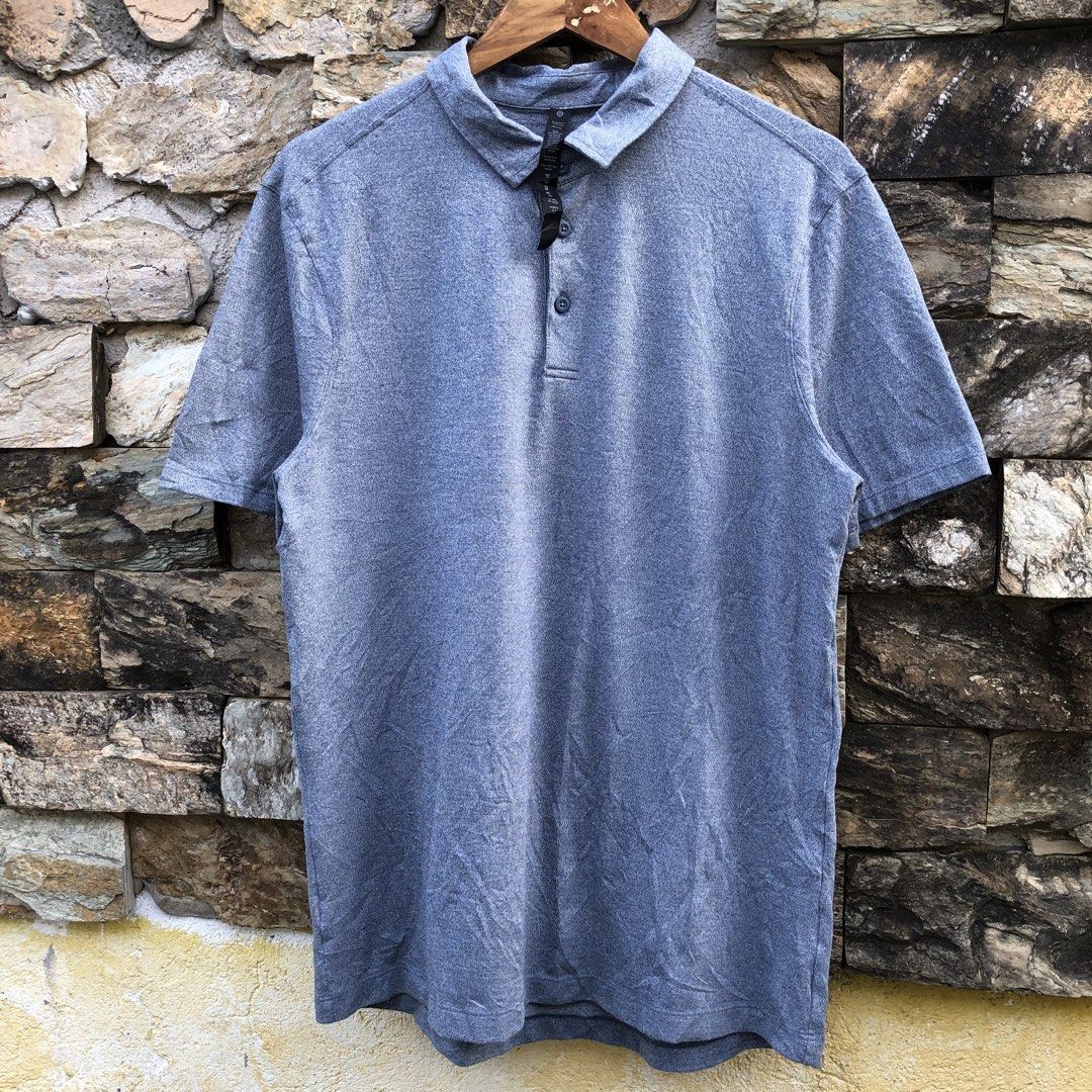 Lululemon Evolution Polo (Category: Tshirts & Polo Shirts ) located in General Trias. Submitted by ivots (Listing ID 1471159127, Image 1). Description: L on Tag Width 21 Length 28.5 No Issue Excellent Condition (as new).
