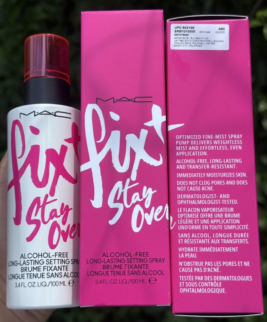 Mac Fix+ Stay Over Setting Spray (Category: Makeup) located in Batangas. Submitted by maria0808 (Listing ID 1471284169, Image 1). Description: .