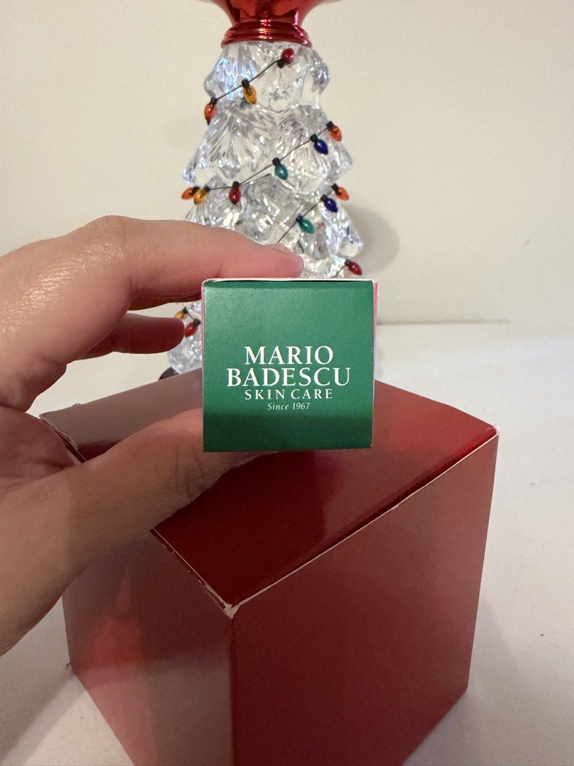 Mario Badescu Watermelon and Basil Lip Balm Set (Category: Makeup) located in Las Pinas. Submitted by trueflower_125fe9 (Listing ID 1471150103, Image 3). Description: - Authentic Mario Badescu Lip Balm Set - Includes 2 delicious flavors: Watermelon & Basil and Acai & Vanilla - Net weight: 0.35 oz / 10g each - Deeply hydrating formula suitable for all skin types - Comes in a cute gift box with To/From spaces on the side, ready for gifting.