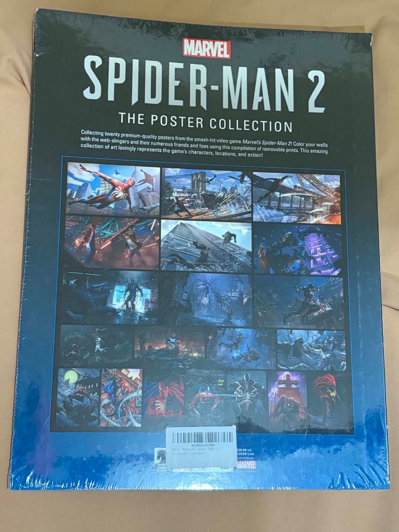 Marvel Spider-Man 2 The Poster Collection Book (Category: Comics & Manga) located in Carmona. Submitted by gmc123 (Listing ID 1471293185, Image 3). Description: Spider-Man 2: The Poster Collection (new/sealed) Size: 12” x 16” Twenty full-color gallery-quality tear-out prints celebrating the art of Marvel’s Spider-Man 2! Lalamove or meet-up: Metro Manila areas.